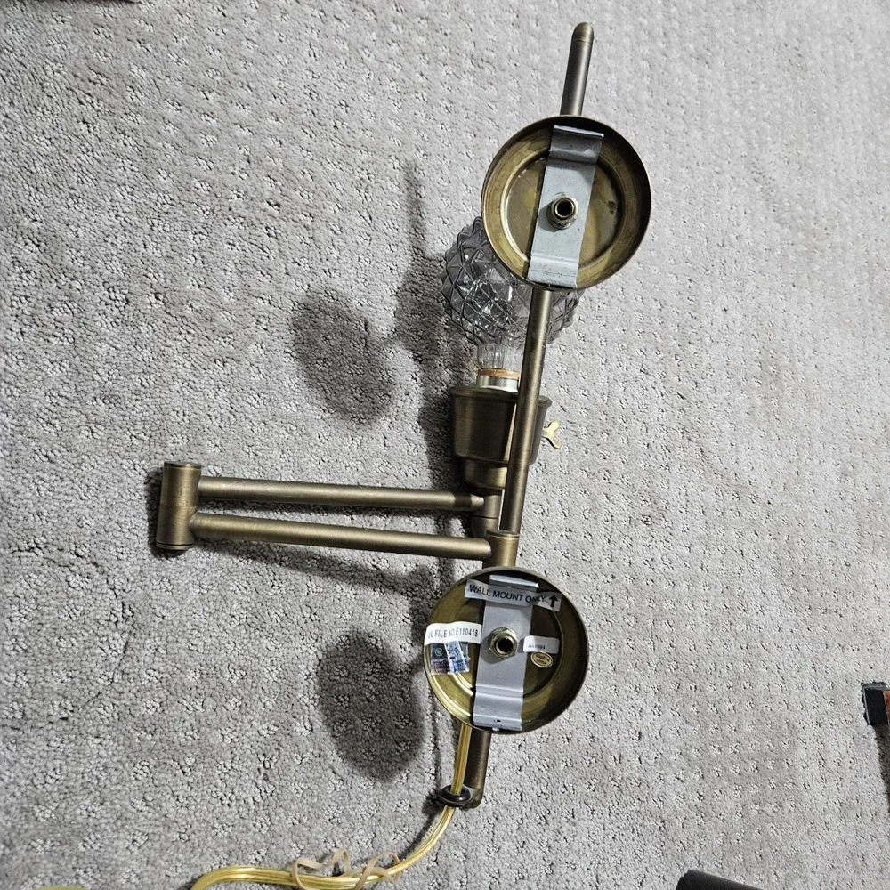 Portable luminaire bk-10,327 Hollywood Regency Boat Lamp Inspired Wall Mount‎
